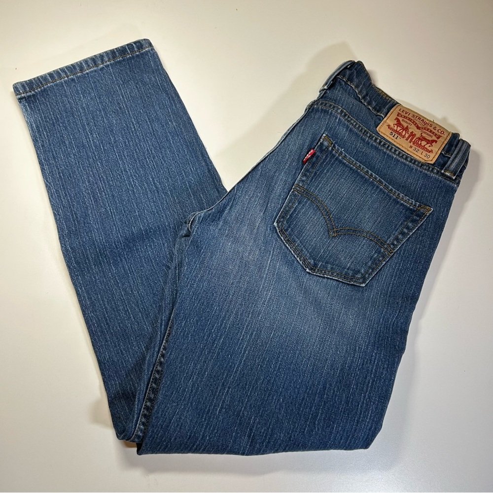 Levi’s 511 Men's Slim Straight Blue Denim Jeans Pants Size 32 x 30